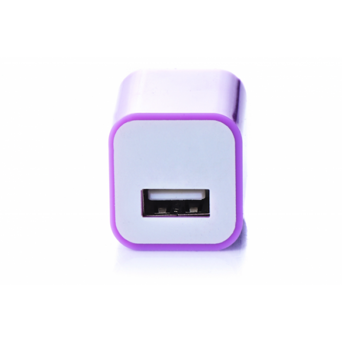 Блок живлення USB різні кольори 5Вт/1А