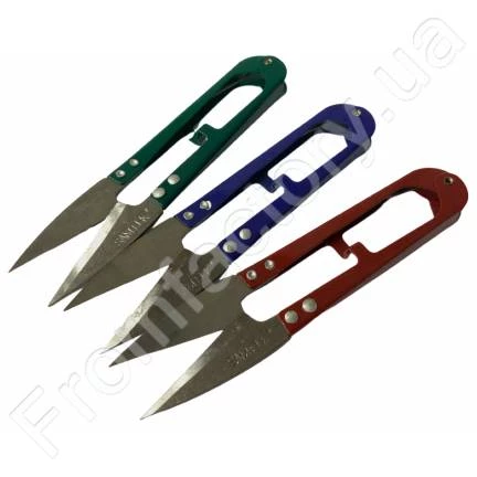 Ножницы для обрезки ниток большие Цветные 12.2см/Поштучно