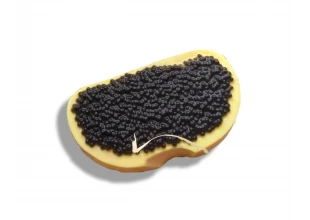 Мыло сувенирное ароматизированное "Бутерброд с черной икрой" 100г