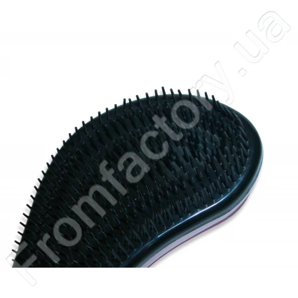 Расческа/массажка для волос маленькая с мягкими зубчиками матовая 15см