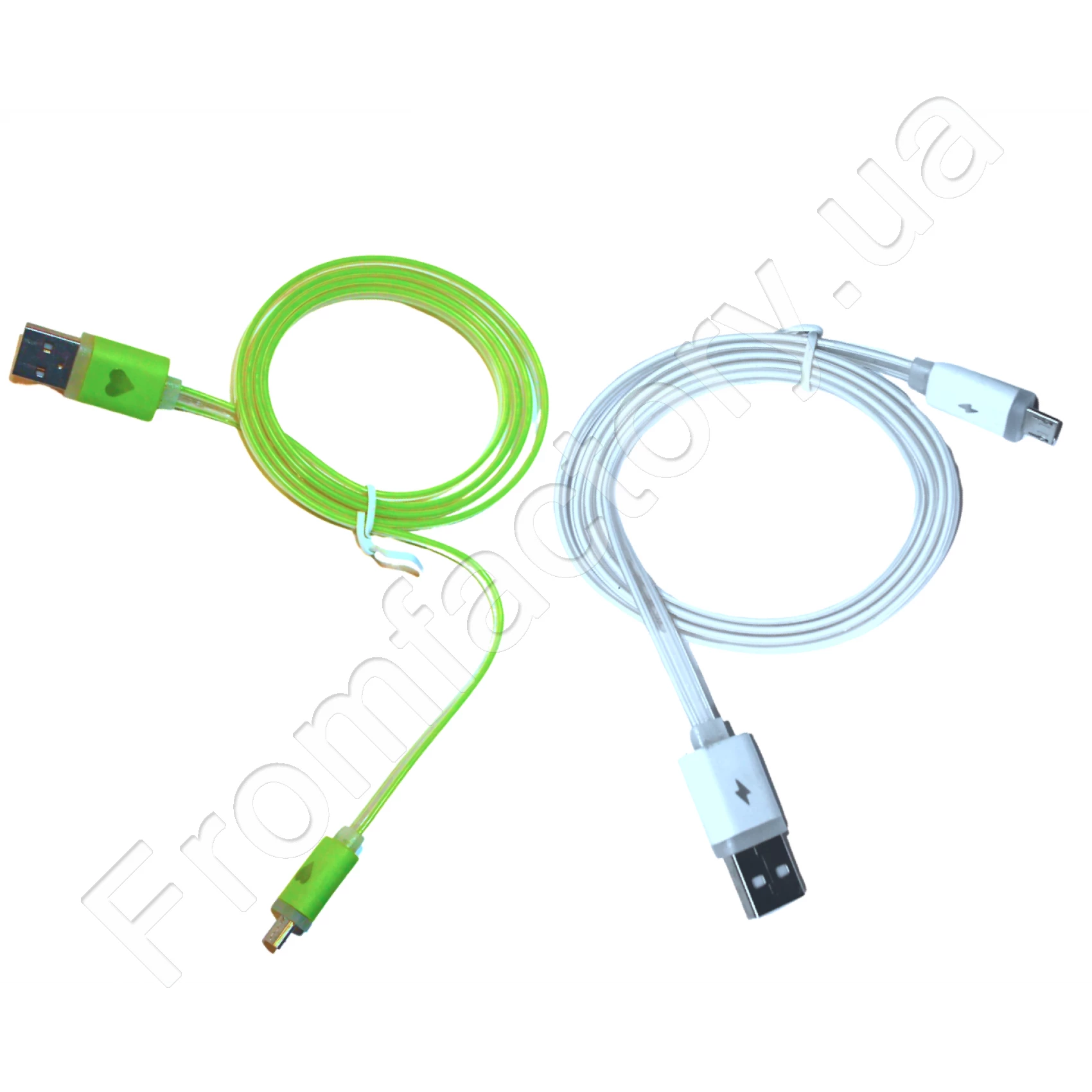 Кабель USB to micro USB з підсвічуванням по всій довжині 1м