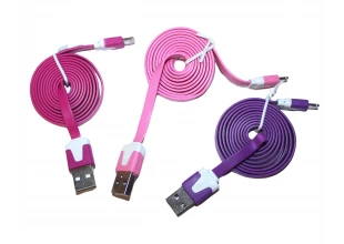 Кабель Lightning/USB різні кольори 1м