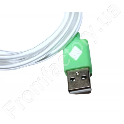 Кабель USB to micro USB з підсвічуванням наконечників 1м