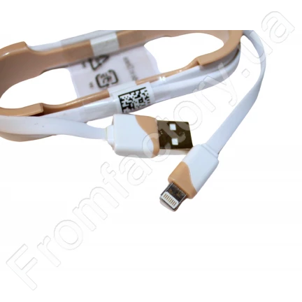 Кабель для заряджання та синхронізації плаский Lightning з USB 3.0/1м