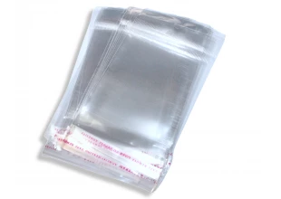 Пакеты Фасовочные полиэтиленовые с клейкой лентой 8х14 с отверстием/0.3мм/20шт