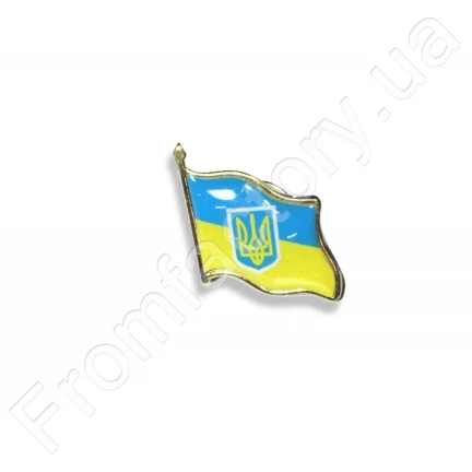 Значок Украина 2х2см