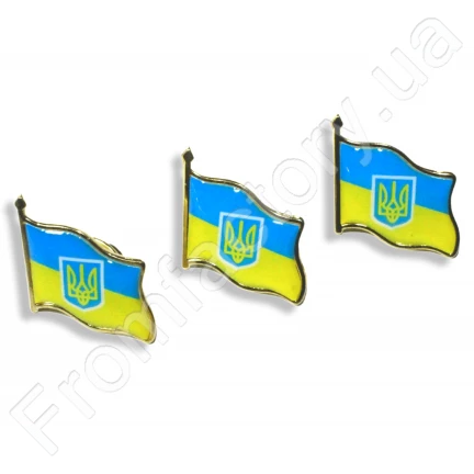Значок Украина 2х2см