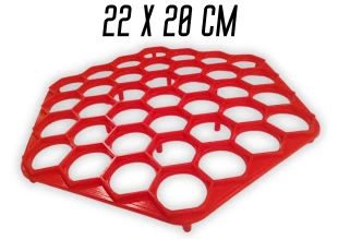 Пельменниця пластмасова 22х20см