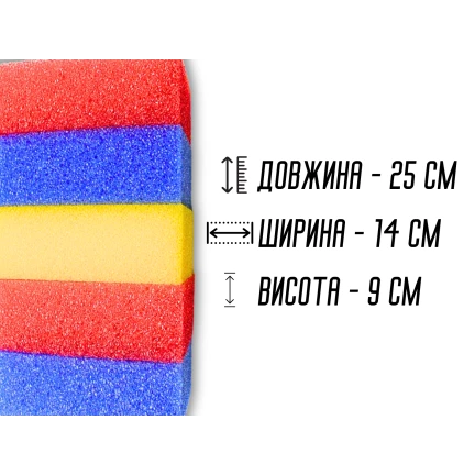 Мочалка Банная Жесткая 5 шт