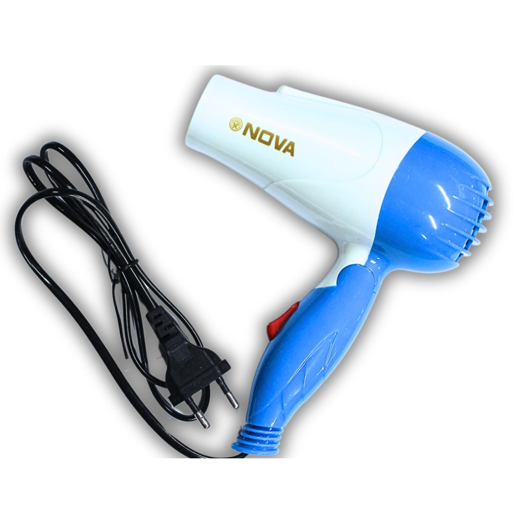 Фен дорожный раскладной для волос NOVA NV-1290/1000W/16см/18см