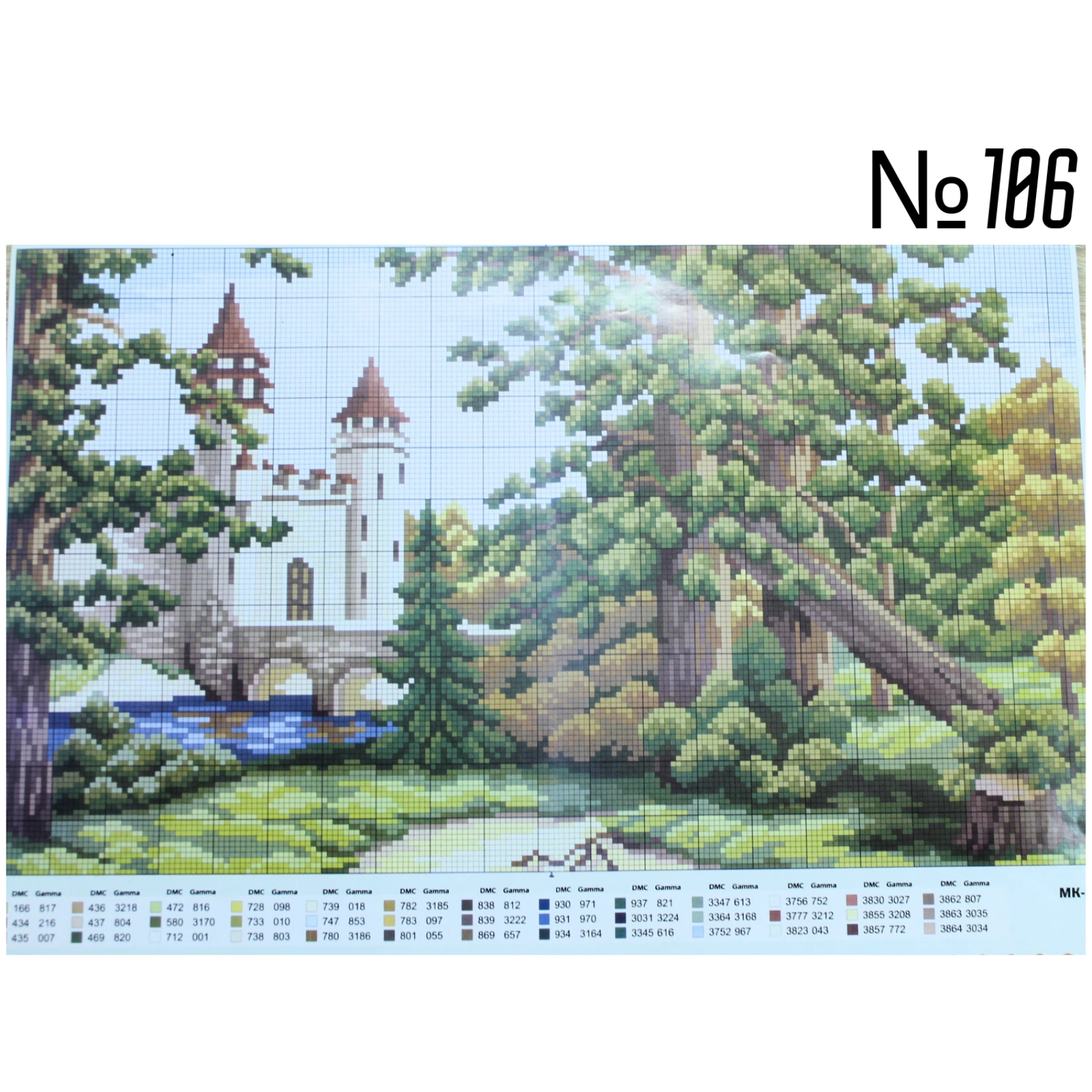 Схема для вишивання паперові двосторонні А3/А4/А5