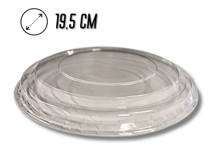 Кришка для одноразвого посуду пластикова 1300мл/19,5см