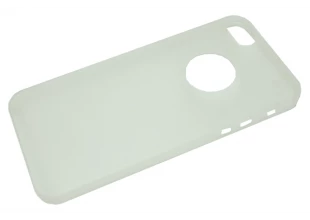 Чехол на заднюю панель Apple Iphone/ластиковый/прозрачный/5/5s/SE