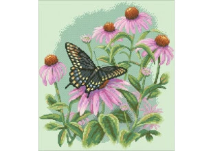 КВ22 Метелик Канва з малюнком для вишивання хрестом