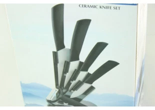 Ножі керамічні з підставкою набір 4шт