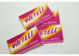 Леза Wetell із нержавіючої сталі на планшеті 100шт