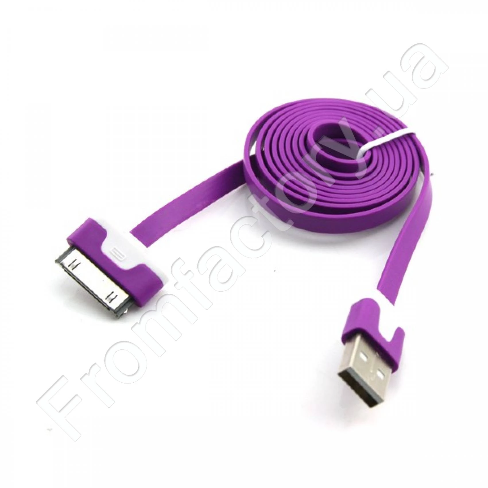 Кабель для Apple різні кольори USB/30mm/1м