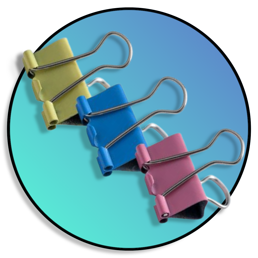 Затискачі канцелярські